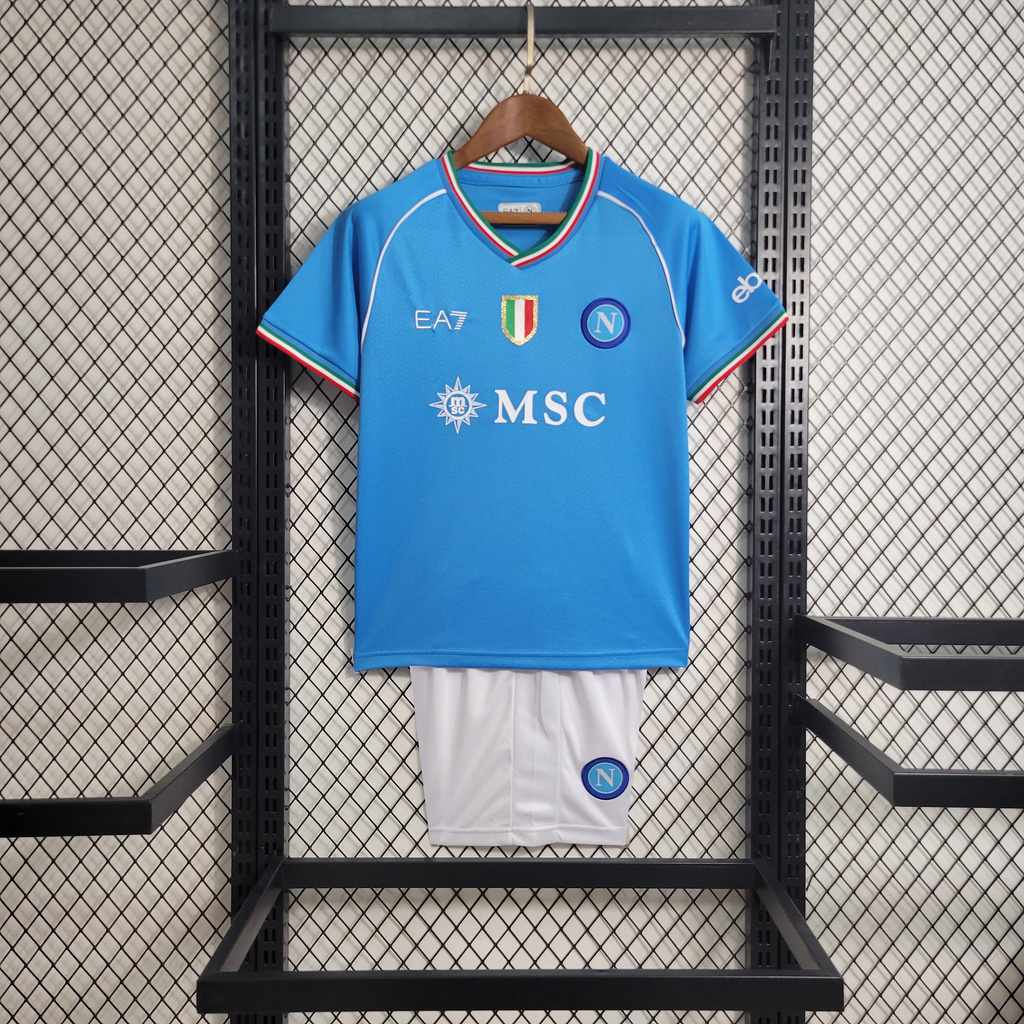 Napoli 23-24 Home Kids Kit - ManixJersey