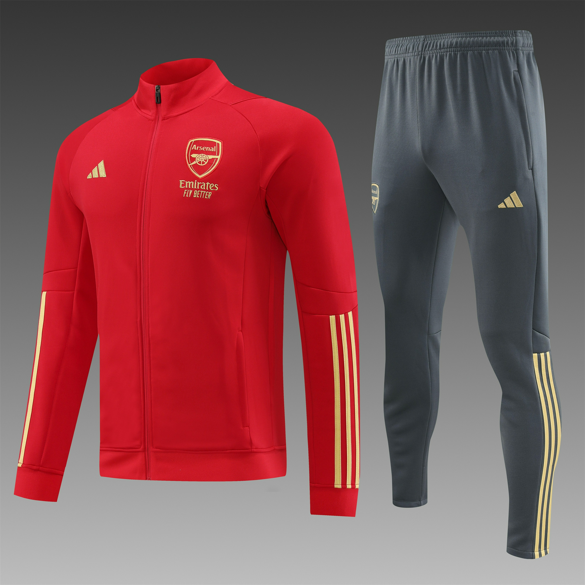 Arsenal 23-24 Jacket Training Tracksuit Red - ManixJersey