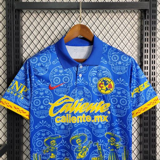 América 23-24 Blue Special Editon Polo Shirt - Fans Version - ManixJersey