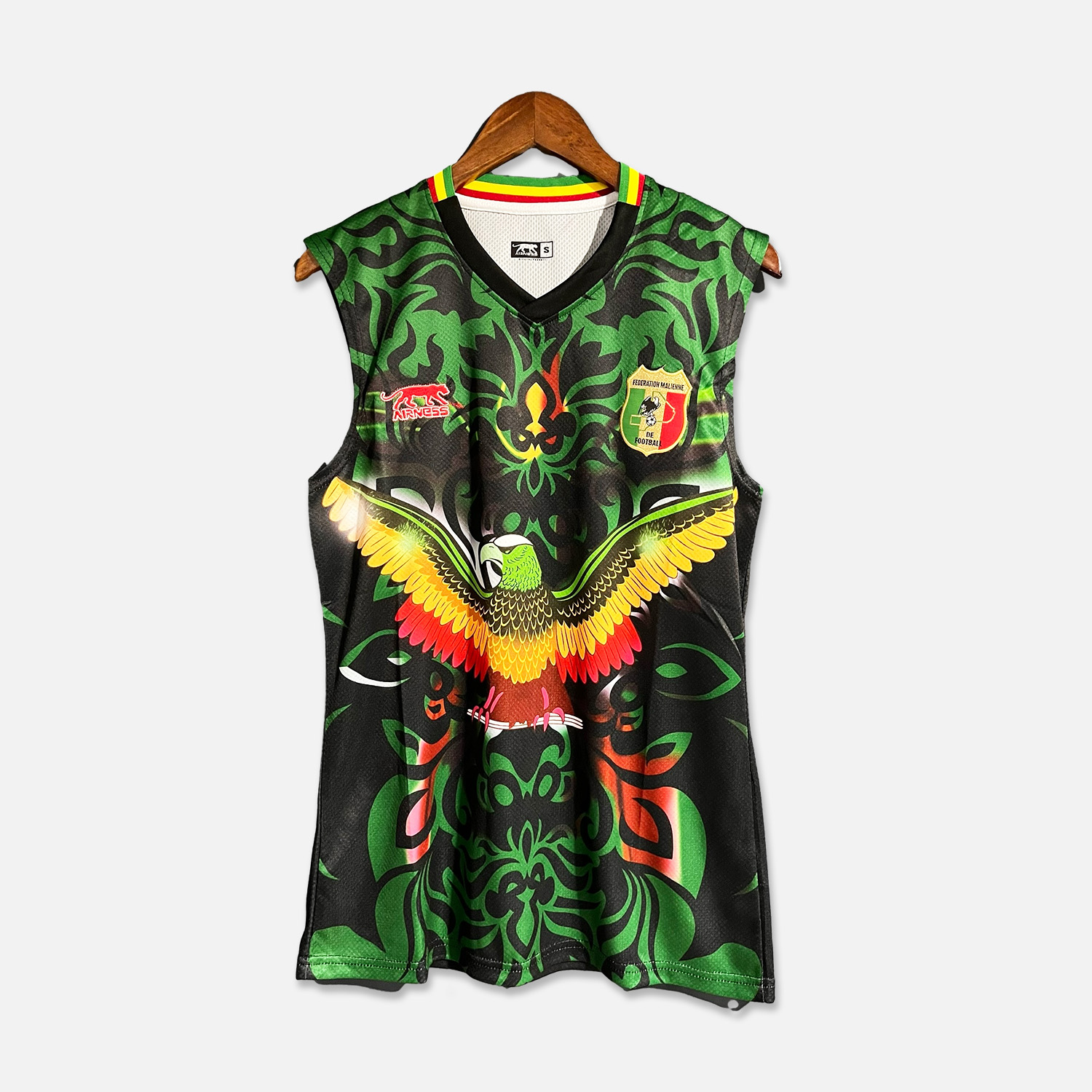 Mali 23-24 Training Vest - Black & Green - ManixJersey