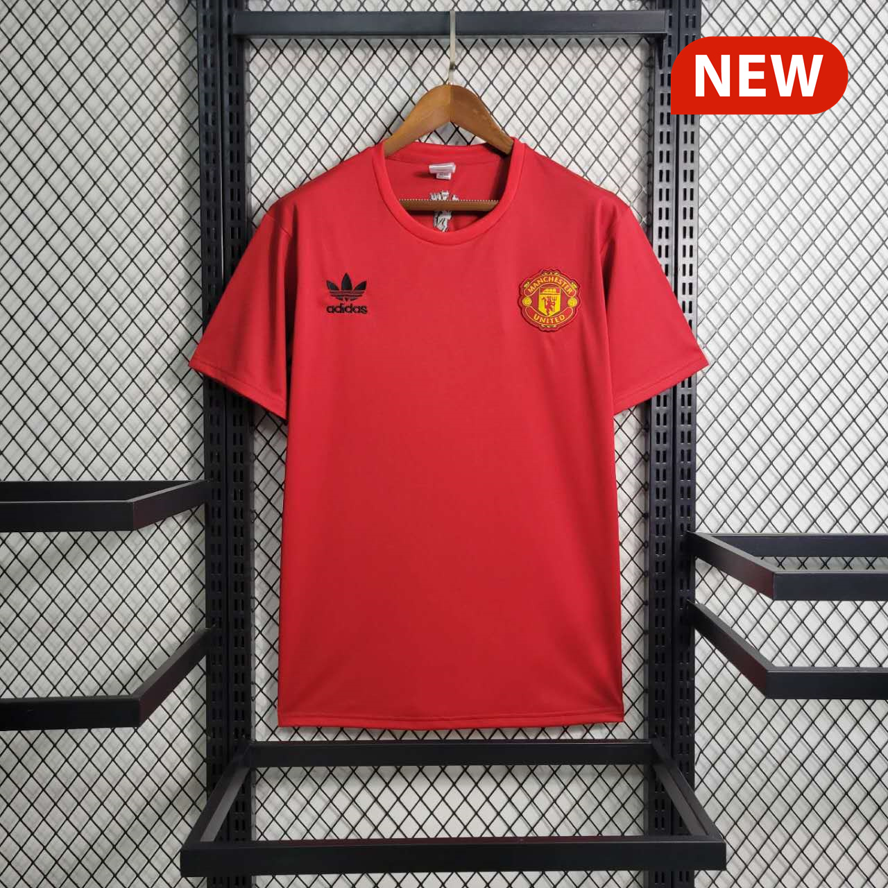 Manchester United 23-24 Red Training Jersey - Fans Version - ManixJersey
