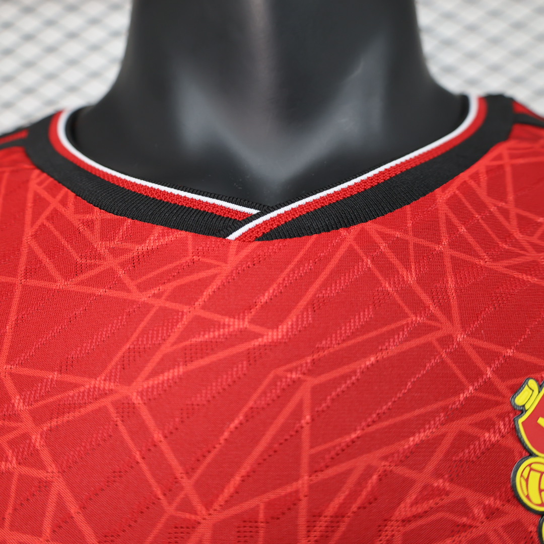 Manchester United 23-24 Home Long Sleeve Jersey - Player Version - ManixJersey
