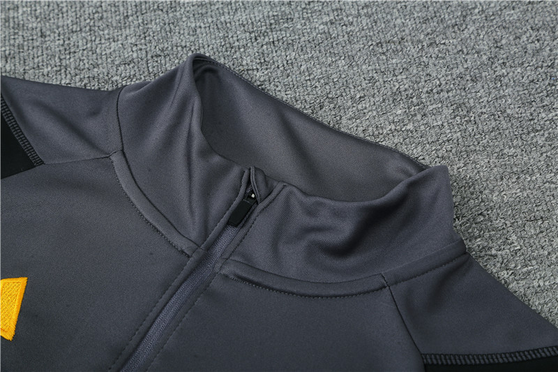 Real Madrid 23-24 Long Sleeve Training Set -Dark Grey - ManixJersey