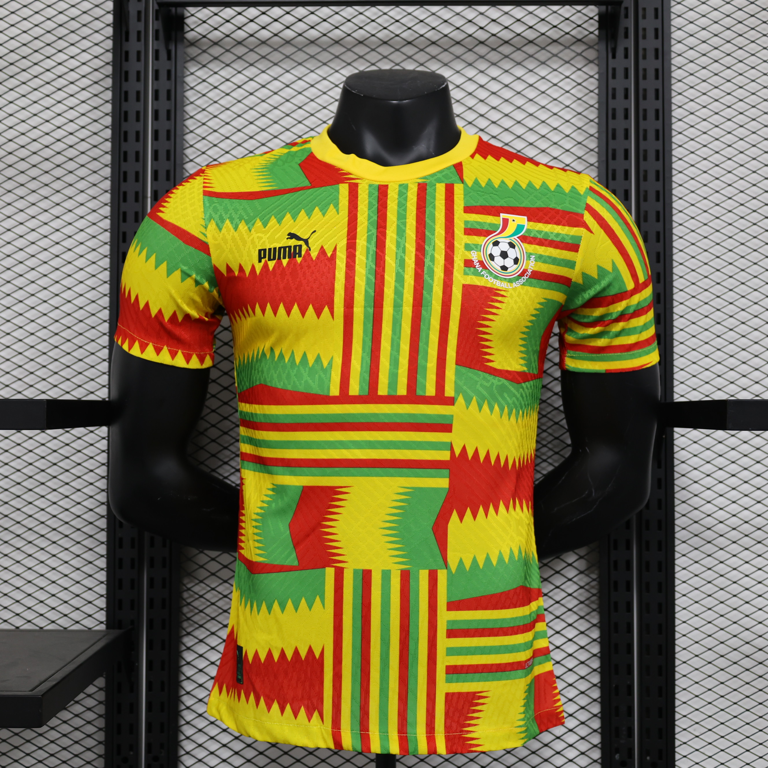 Ghana 23-24 Yellow Jersey - Player Version - ManixJersey