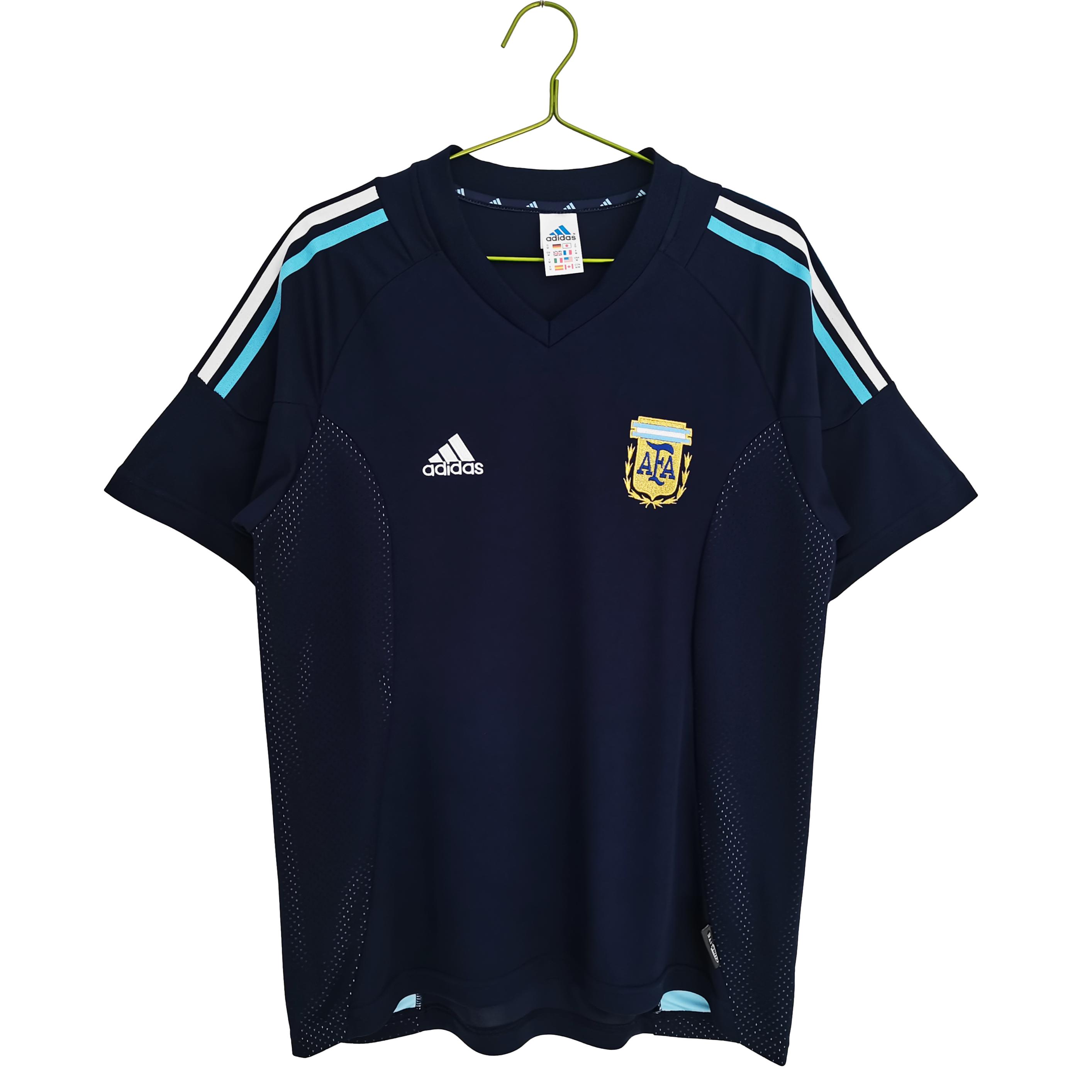 Retro Argentina 2002 Away Stadium Jersey - ManixJersey