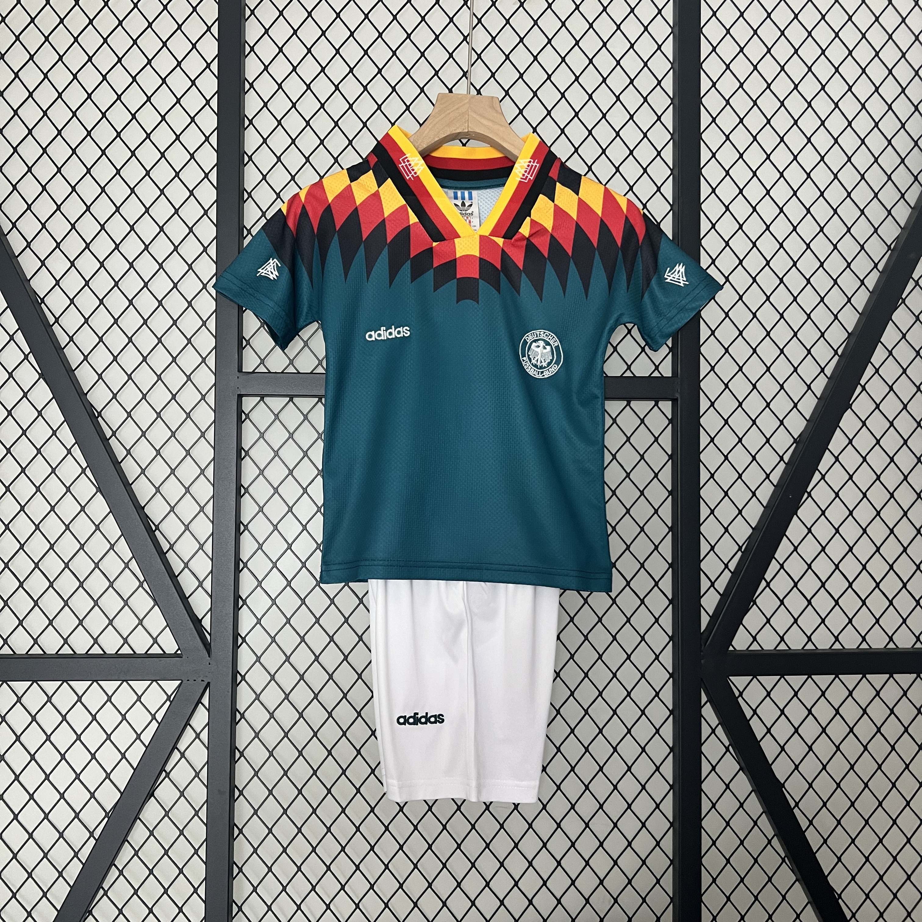 Retro Germany 1994 Away Stadium Kids Kit - ManixJersey