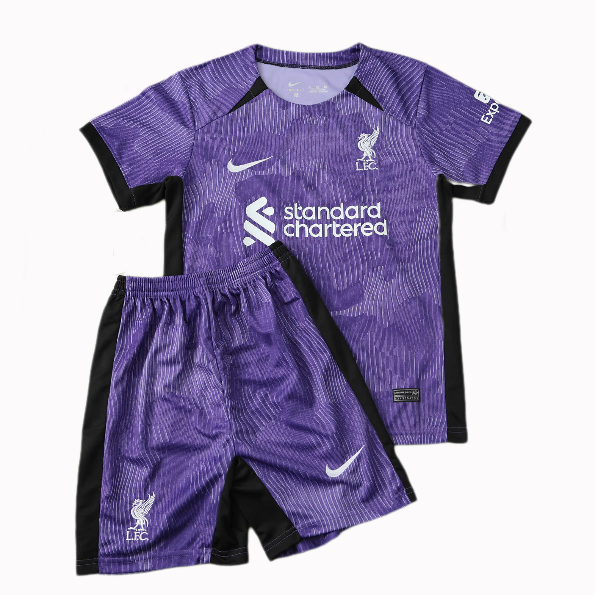 Liver.pool 23-24 Third Kids Kit - ManixJersey