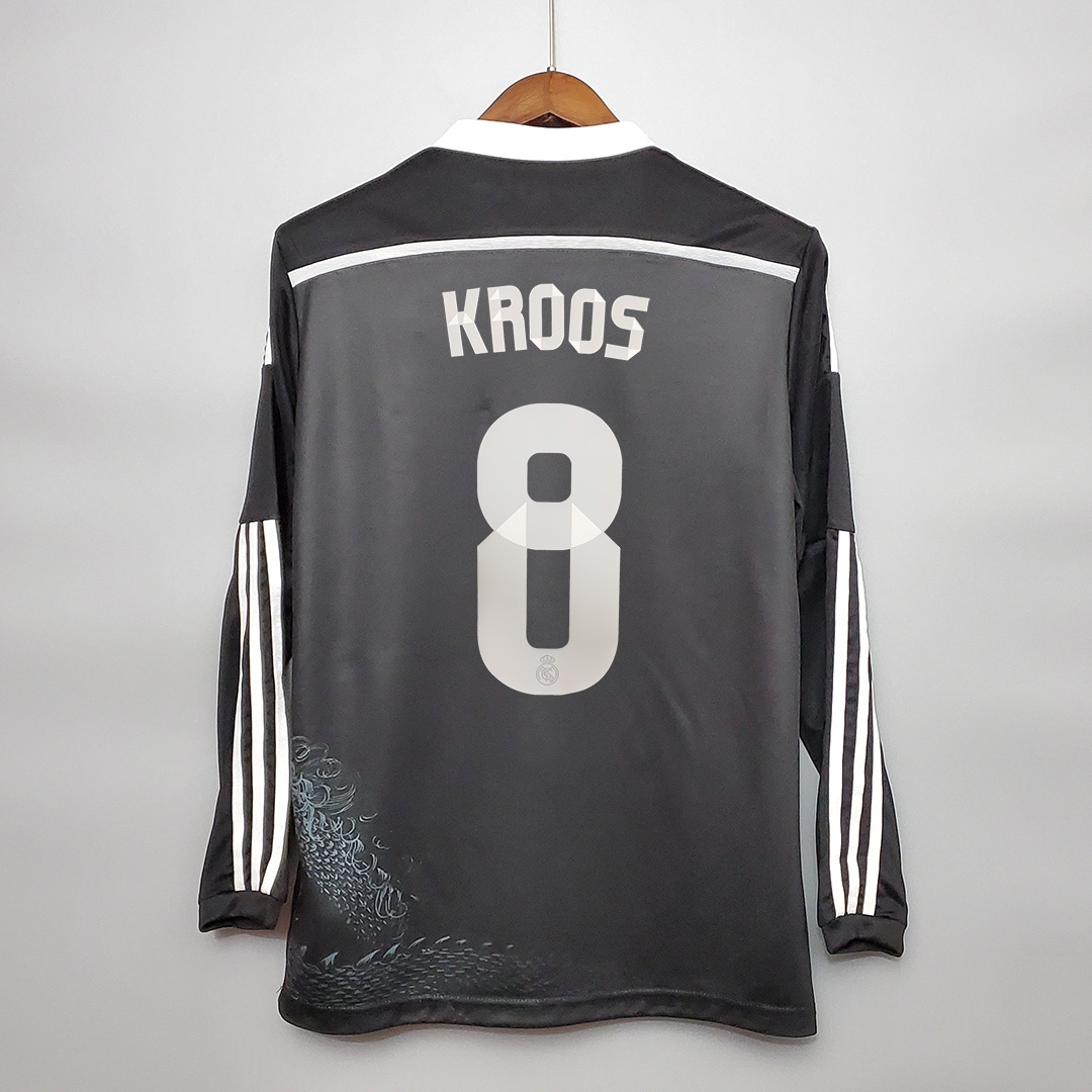 Real Madrid Retro 14-15 Third Away Long Sleeve Jersey - ManixJersey