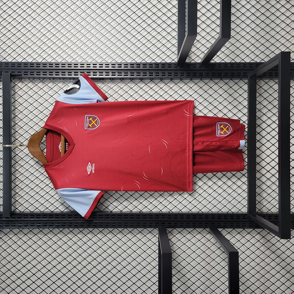 West Ham United 23-24 Home Kids Kit - ManixJersey