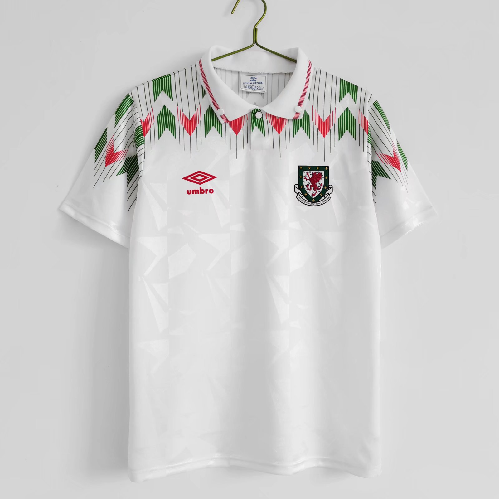 Retro Wales 1990-92 Away Stadium Jersey - ManixJersey