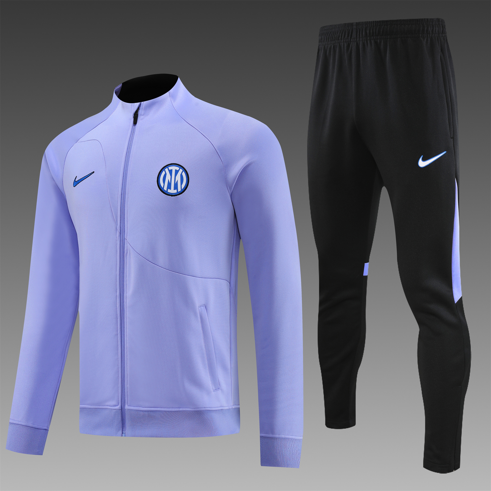 Inter Milan 23-24 Jacket Training Tracksuit Purple - ManixJersey