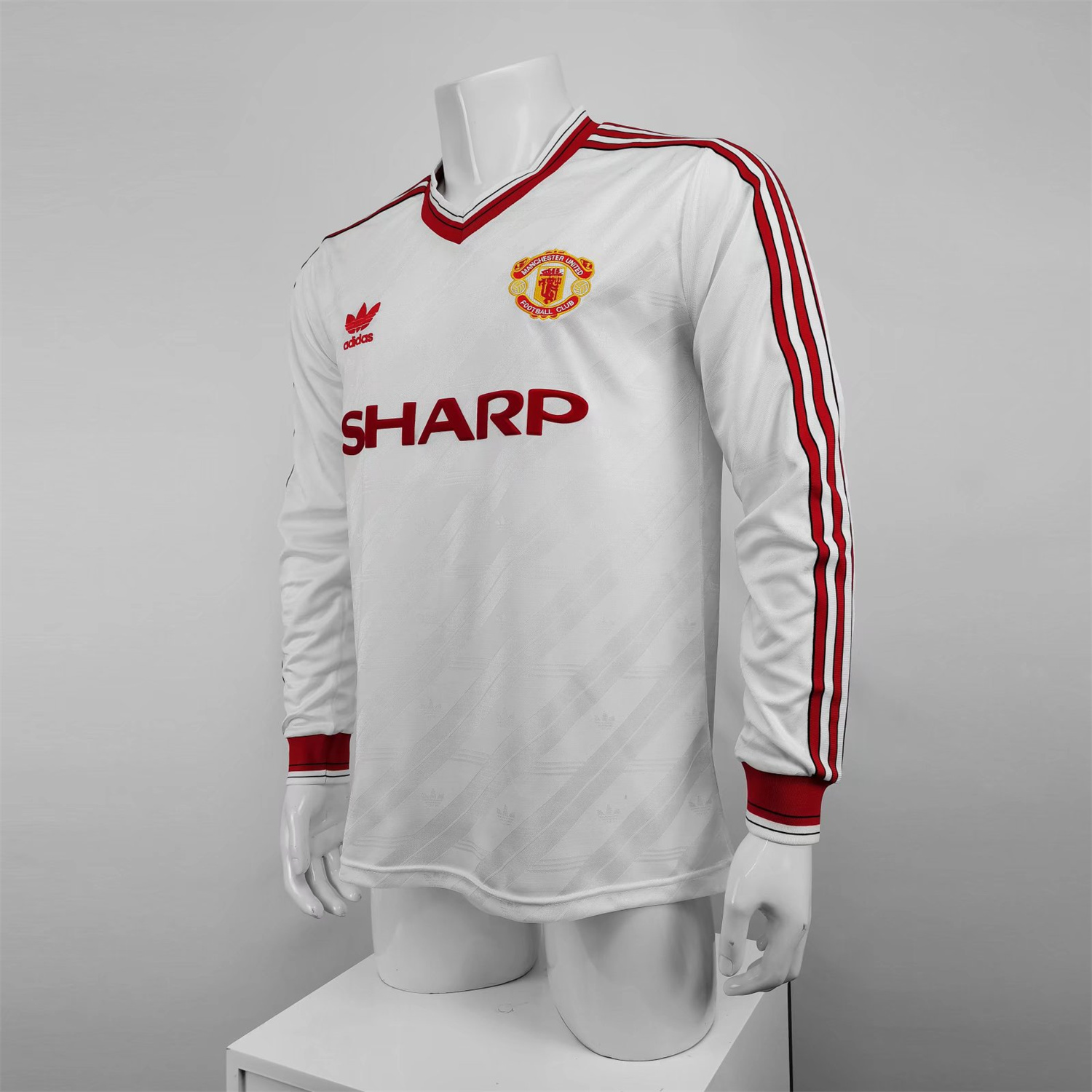 Manchester United Retro 86-88 Away Long Sleeve Jersey - ManixJersey