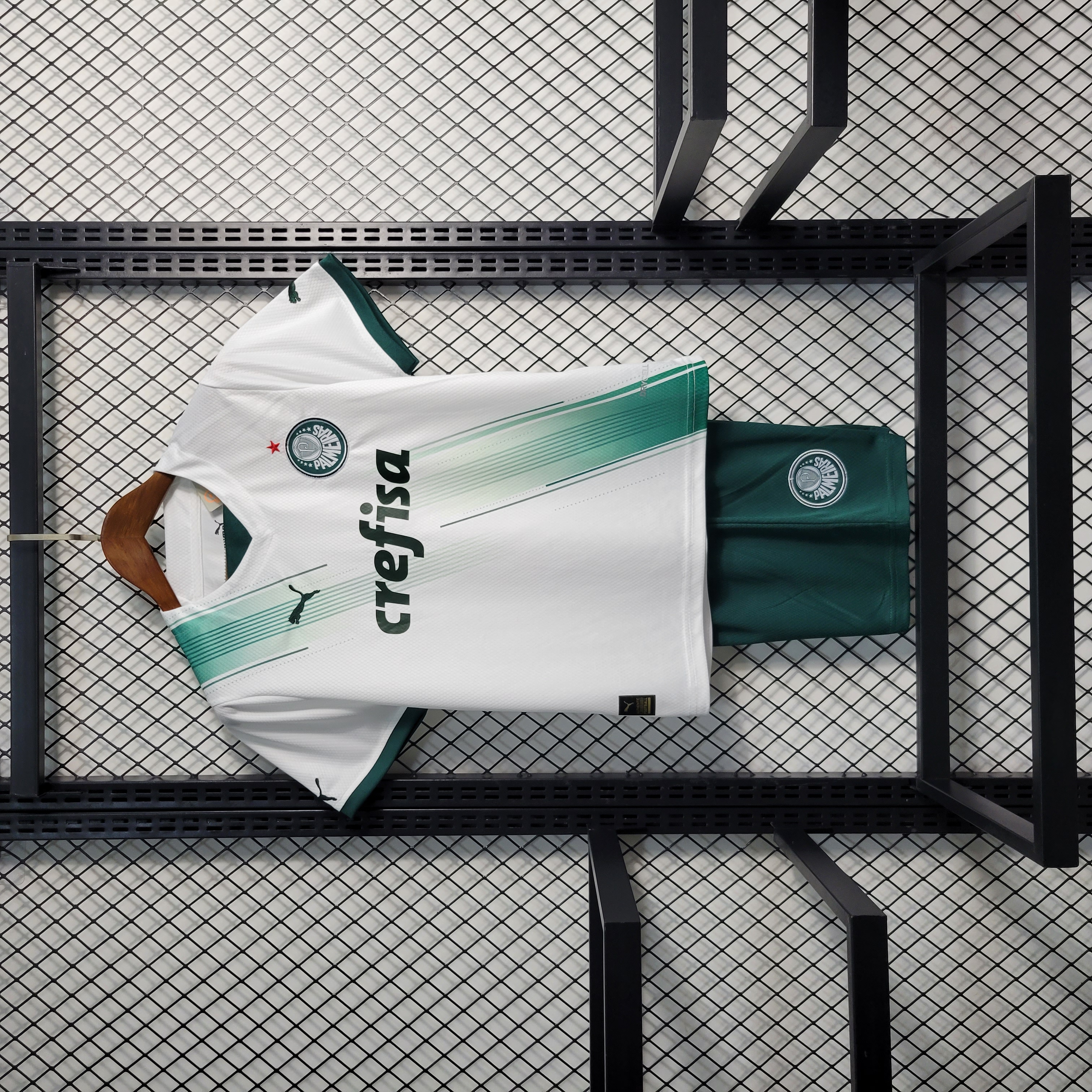 Palmeiras 2023 Away Stadium Kids Kit - ManixJersey