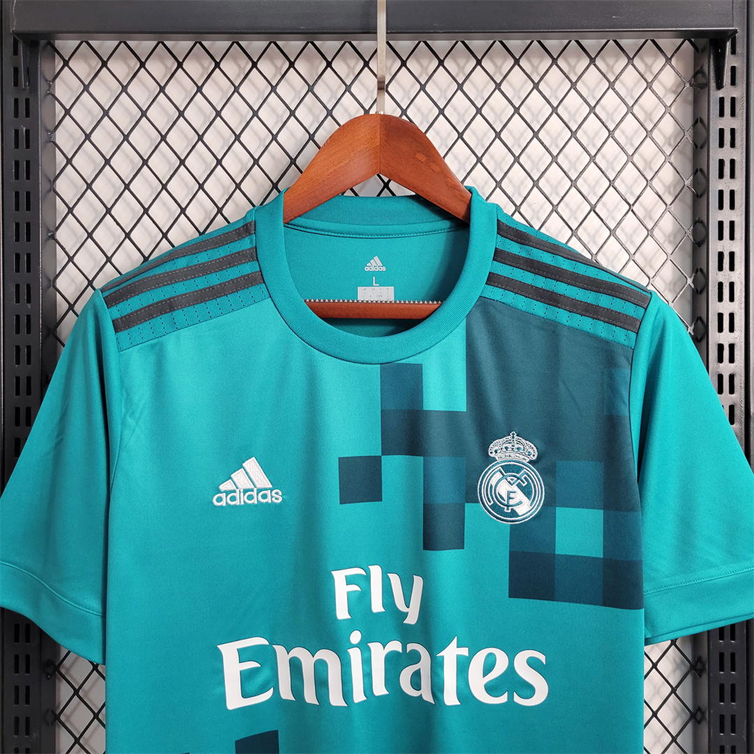 Real Madrid Retro 17-18 Third Shirt - ManixJersey