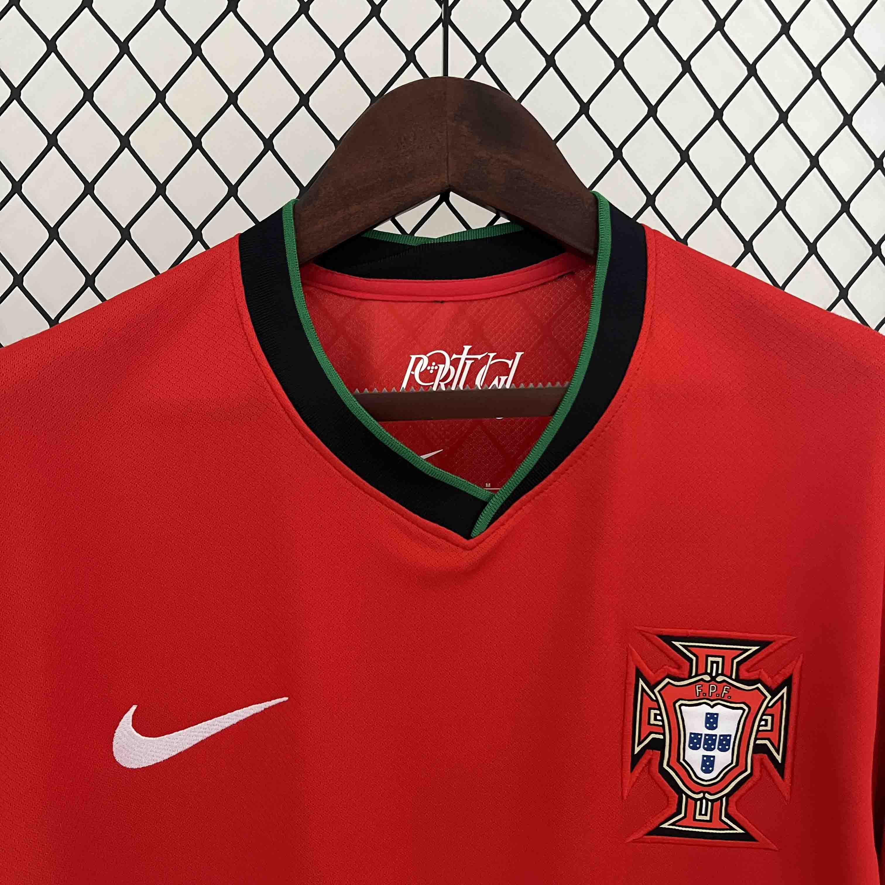 Portugal 2024 Home Stadium Jersey - Fans Version - ManixJersey