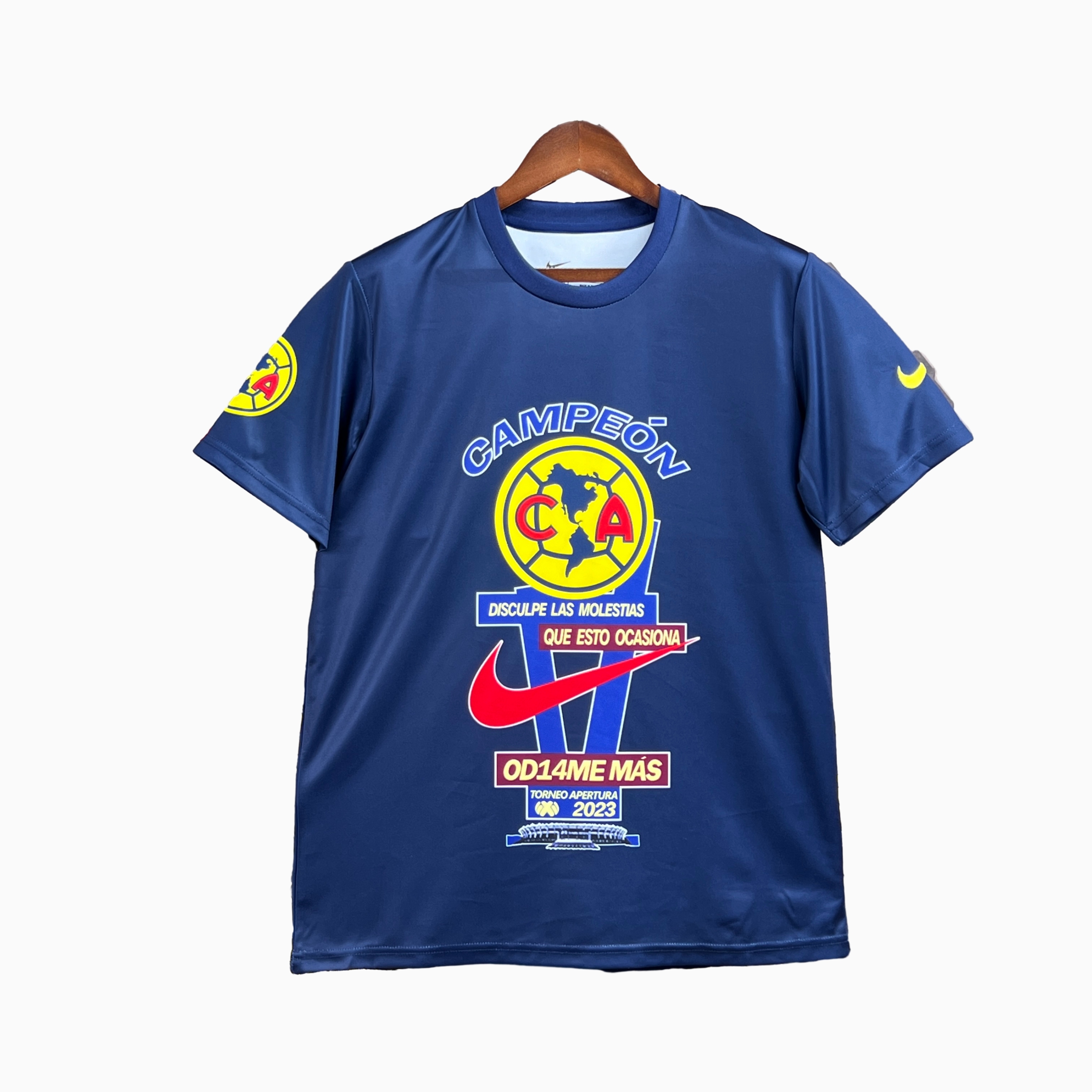 América 23-24 Champion Commemorative Edition Jersey - Fans Version - Blue - ManixJersey
