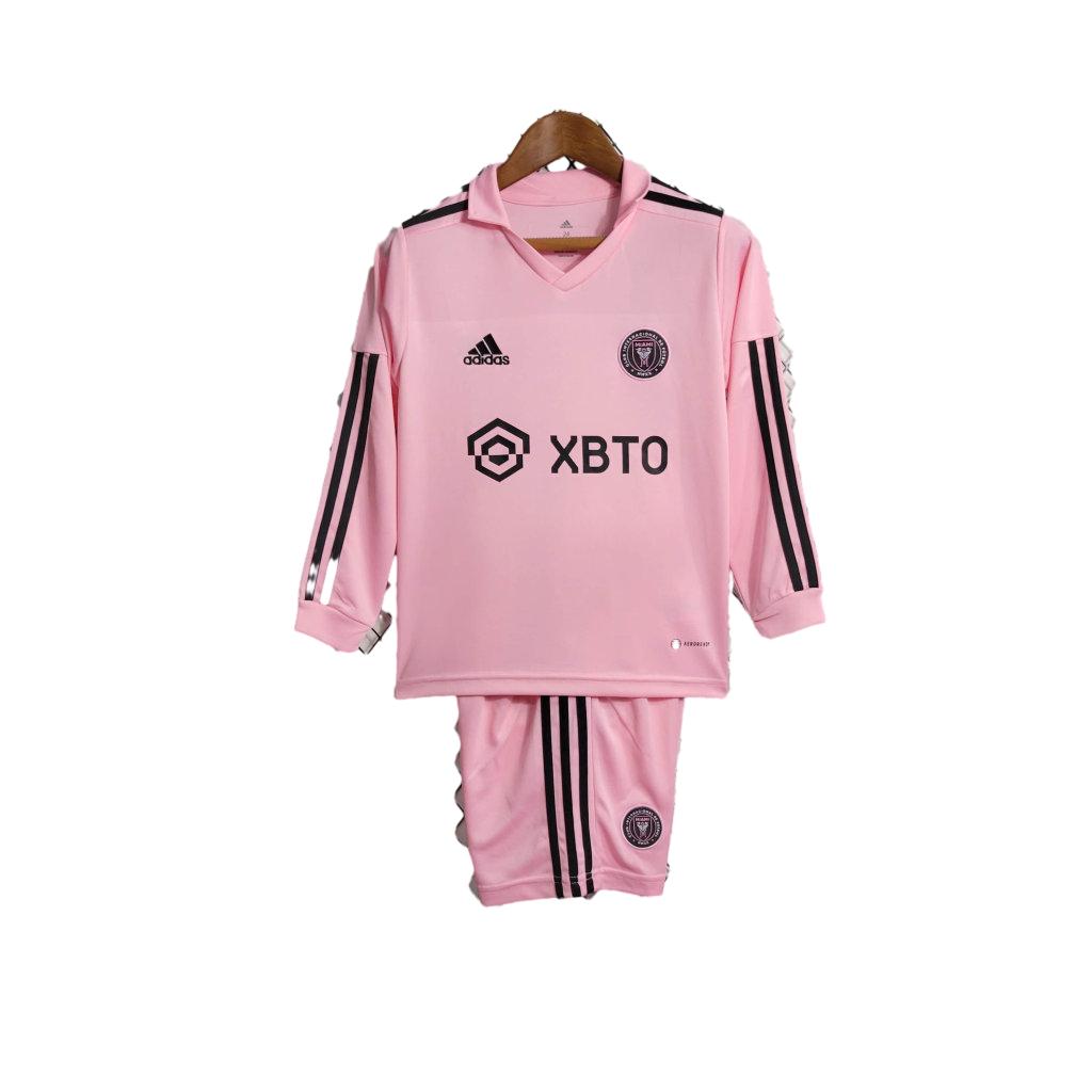 INT M.A.M 23-24 Home Stadium Long Sleeve Kids Kit - ManixJersey