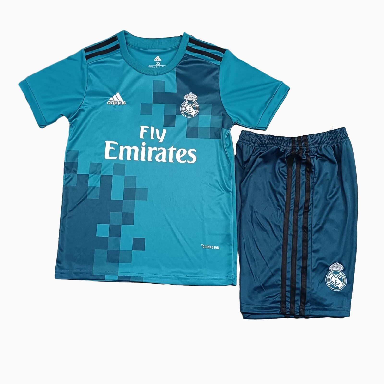 Retro Real Madrid 17-18 Third Kids Kit - ManixJersey