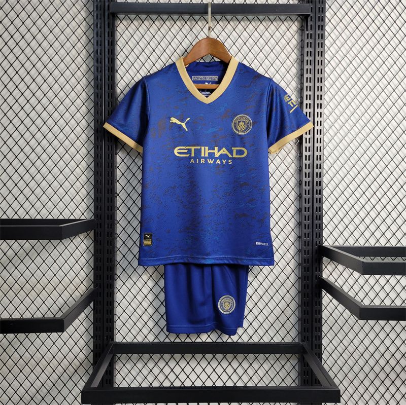 Manchester City 23-24 Blue Kids Kit - ManixJersey