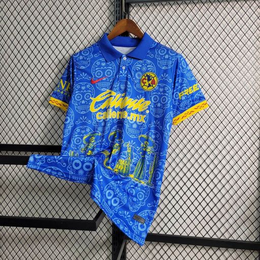 América 23-24 Blue Special Editon Polo Shirt - Fans Version - ManixJersey