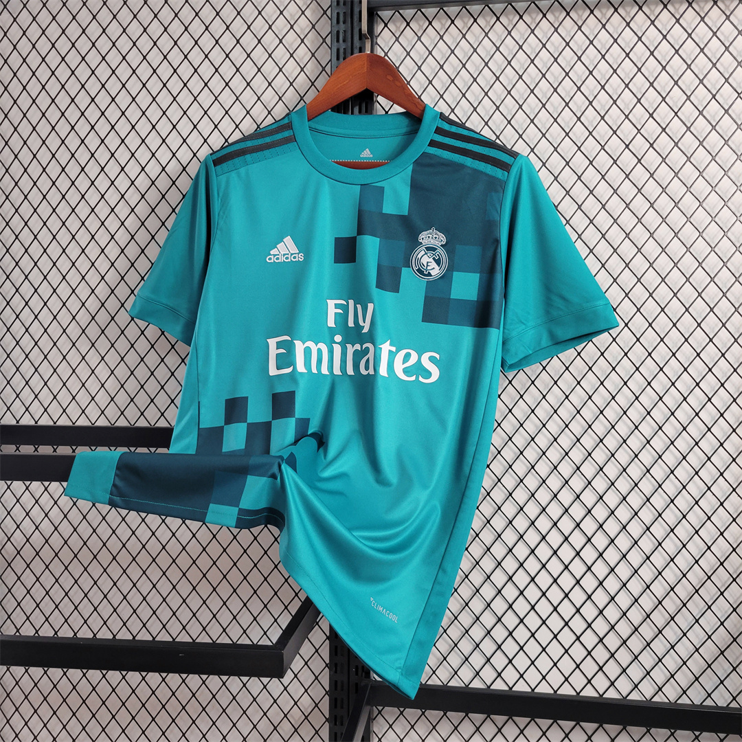 Real Madrid Retro 17-18 Third Shirt - ManixJersey