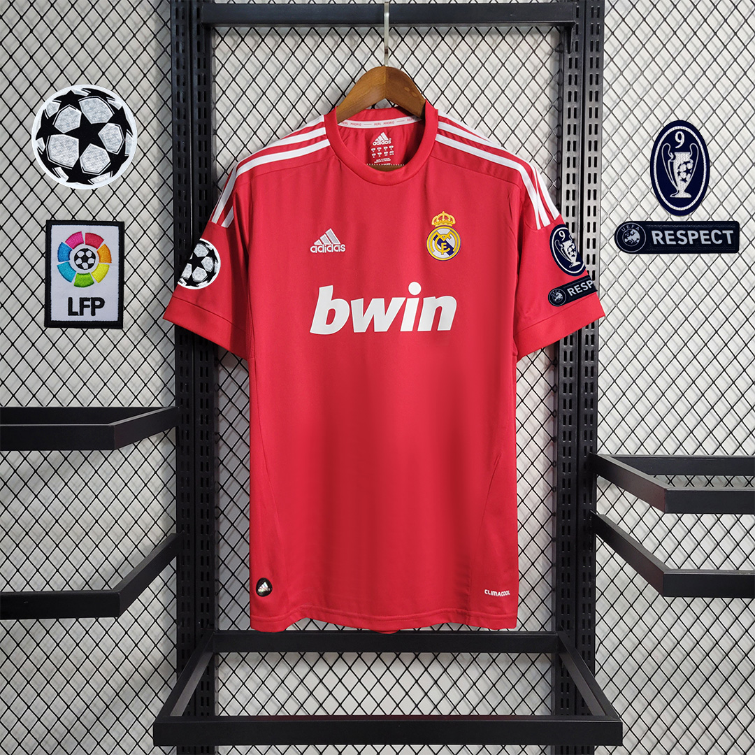 Real Madrid Retro 11-12 Third Red Jersey - ManixJersey