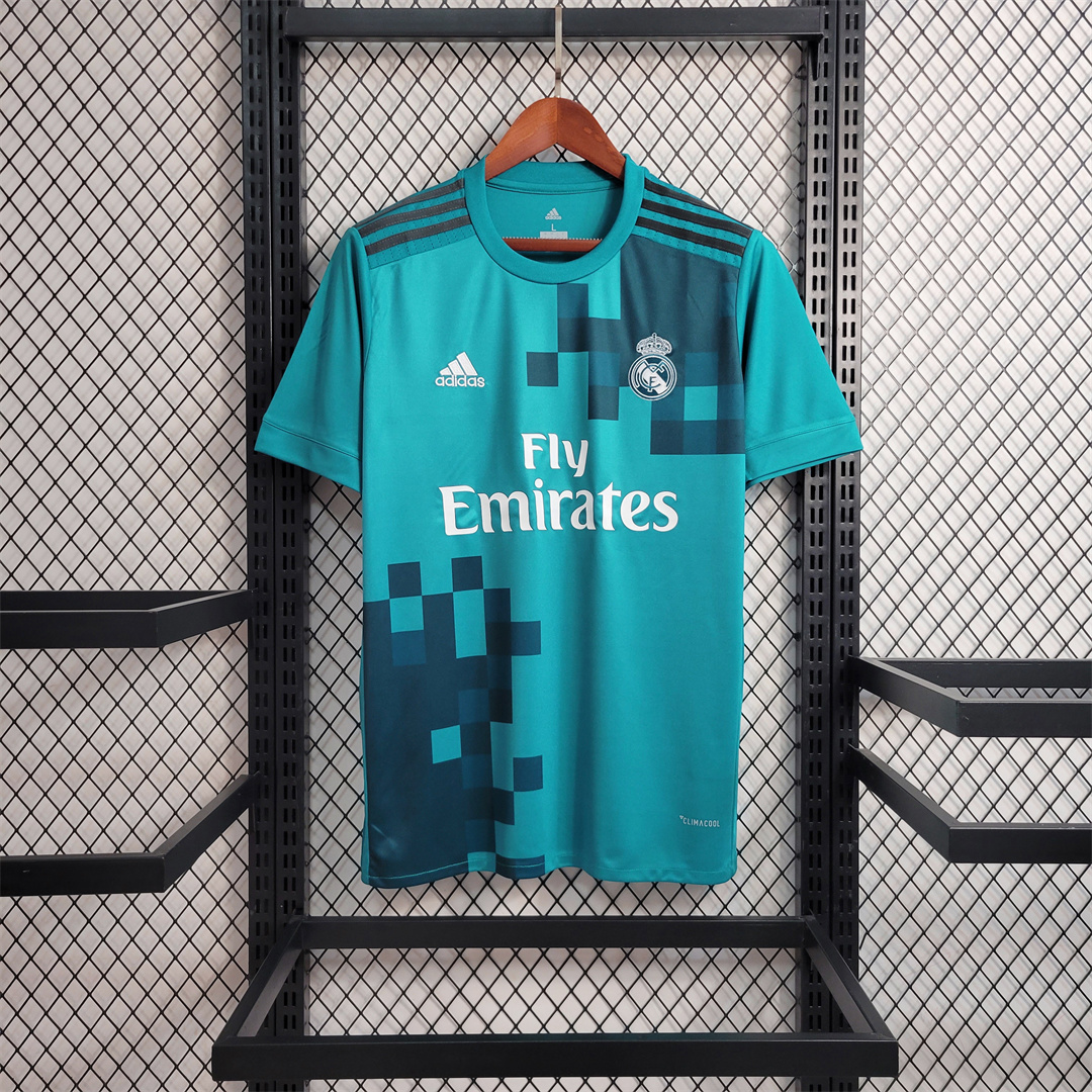 Real Madrid Retro 17-18 Third Shirt - ManixJersey