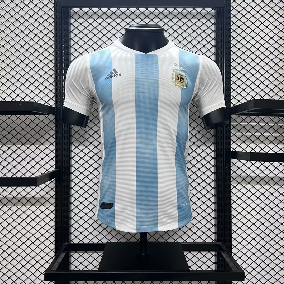 Retro Argentina 2018 Home Stadium Jersey - Player Version - ManixJersey
