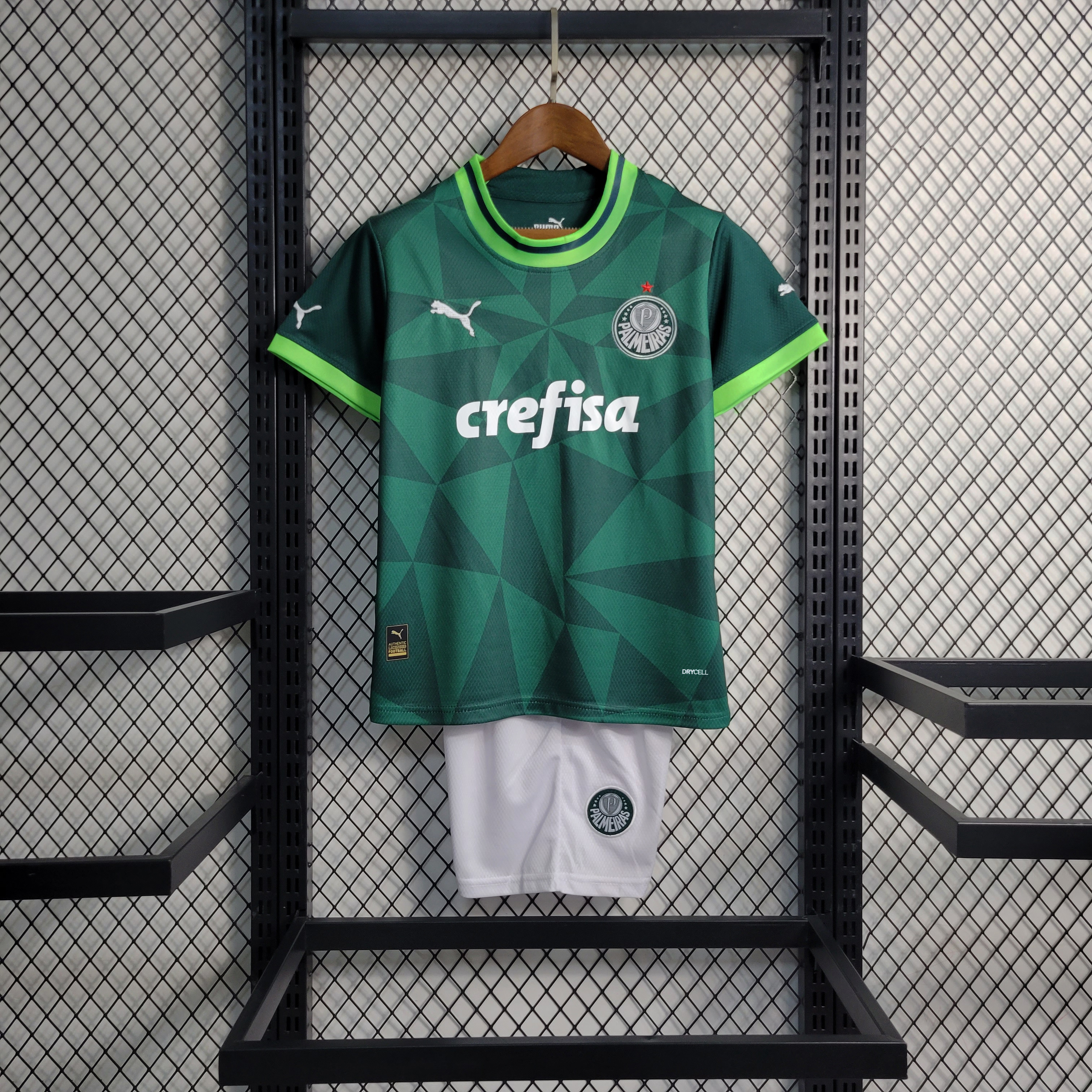 Palmeiras 2023 Home Stadium Kids Kit - ManixJersey