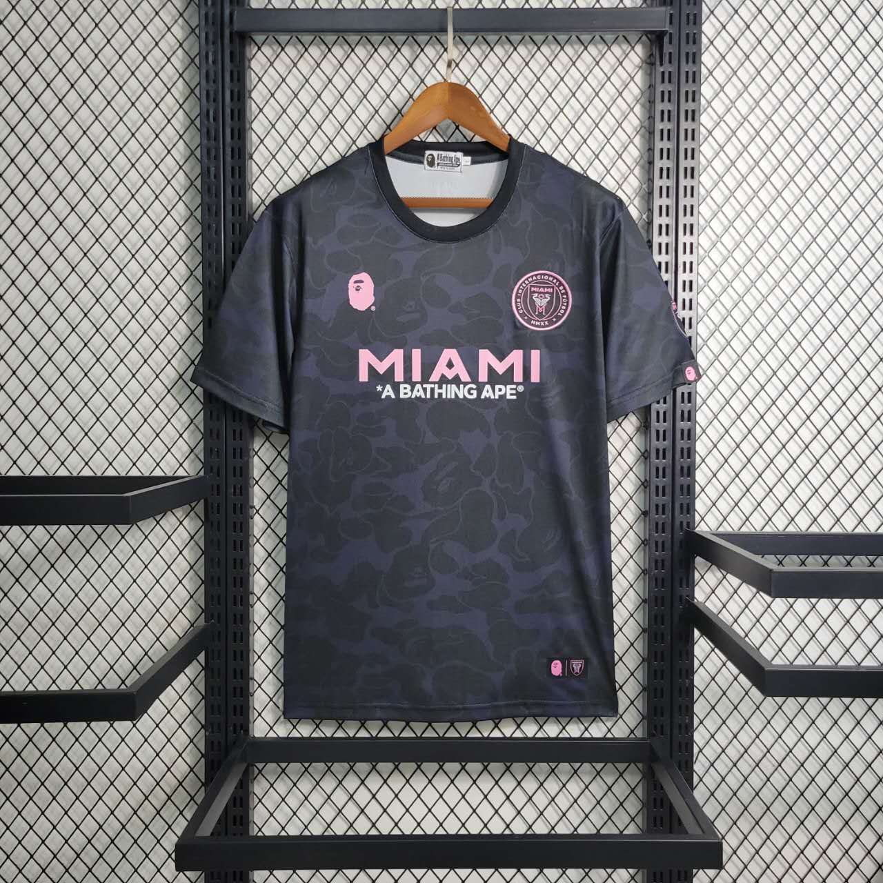 INT M.A.M x A.P.E 23-24 Black Special Edition Jersey - Fans Version - ManixJersey
