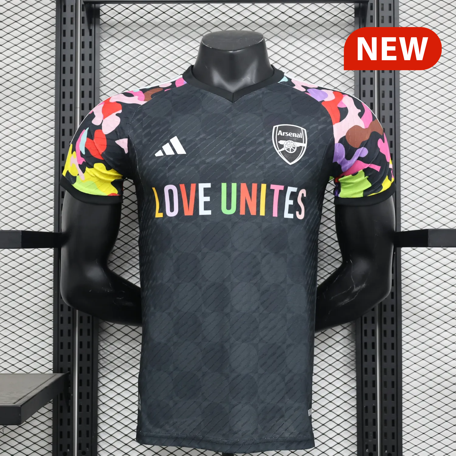 Arsenal 23-24 LOVE UNITES Pre-match Jersey - Player Version - ManixJersey