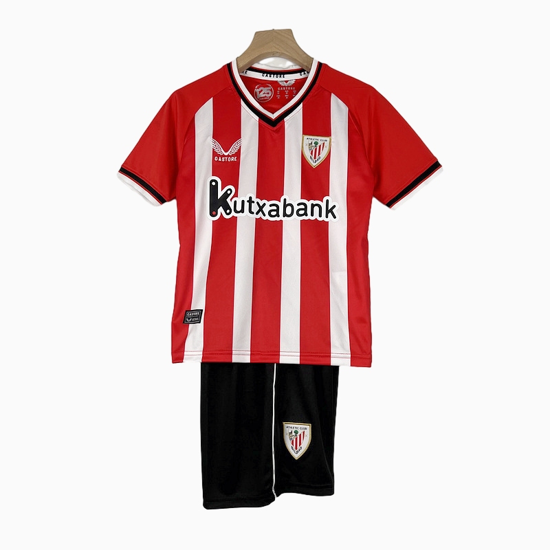 Athletic Bilbao 23-24 Home Stadium Kids Kit - ManixJersey