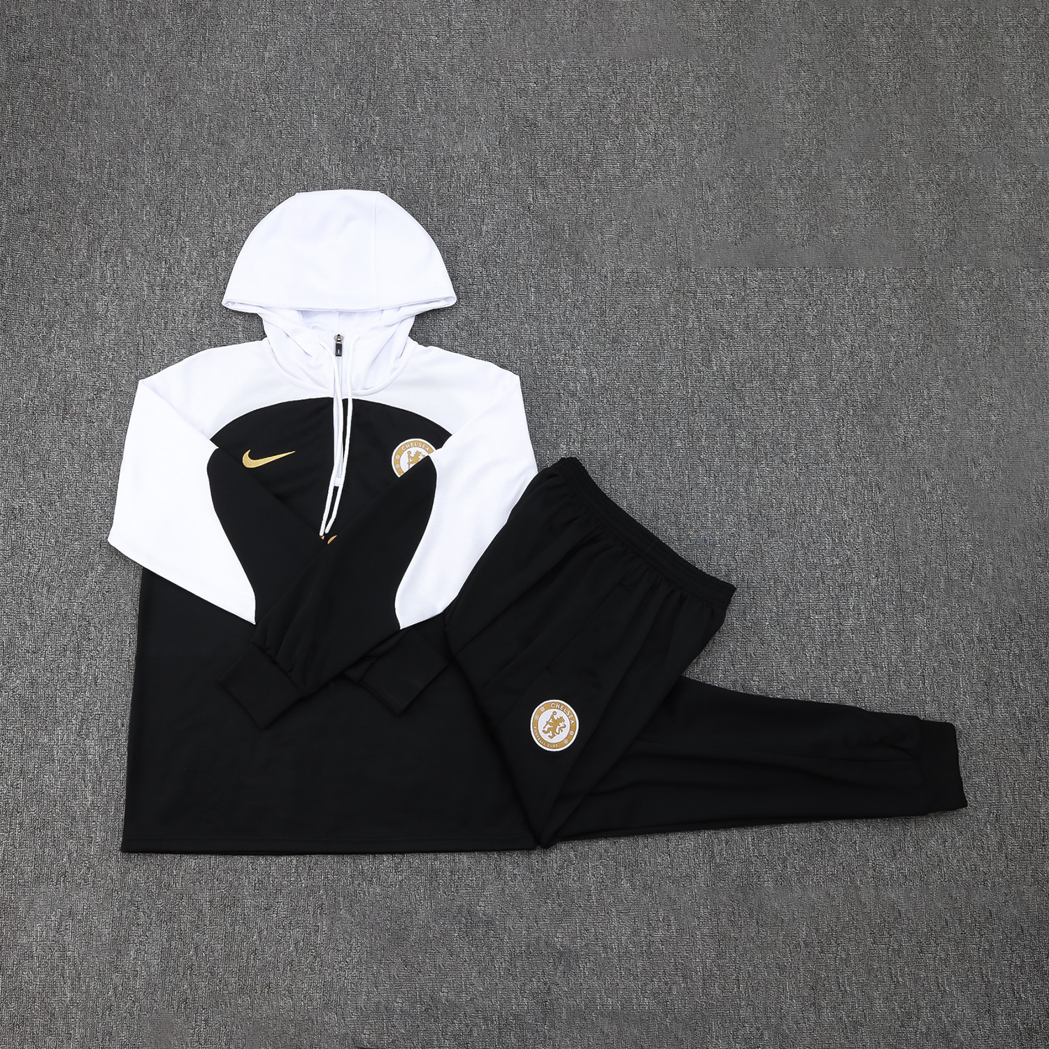 Che 23-24 Men's Training Hoodie + Pants - Black - ManixJersey