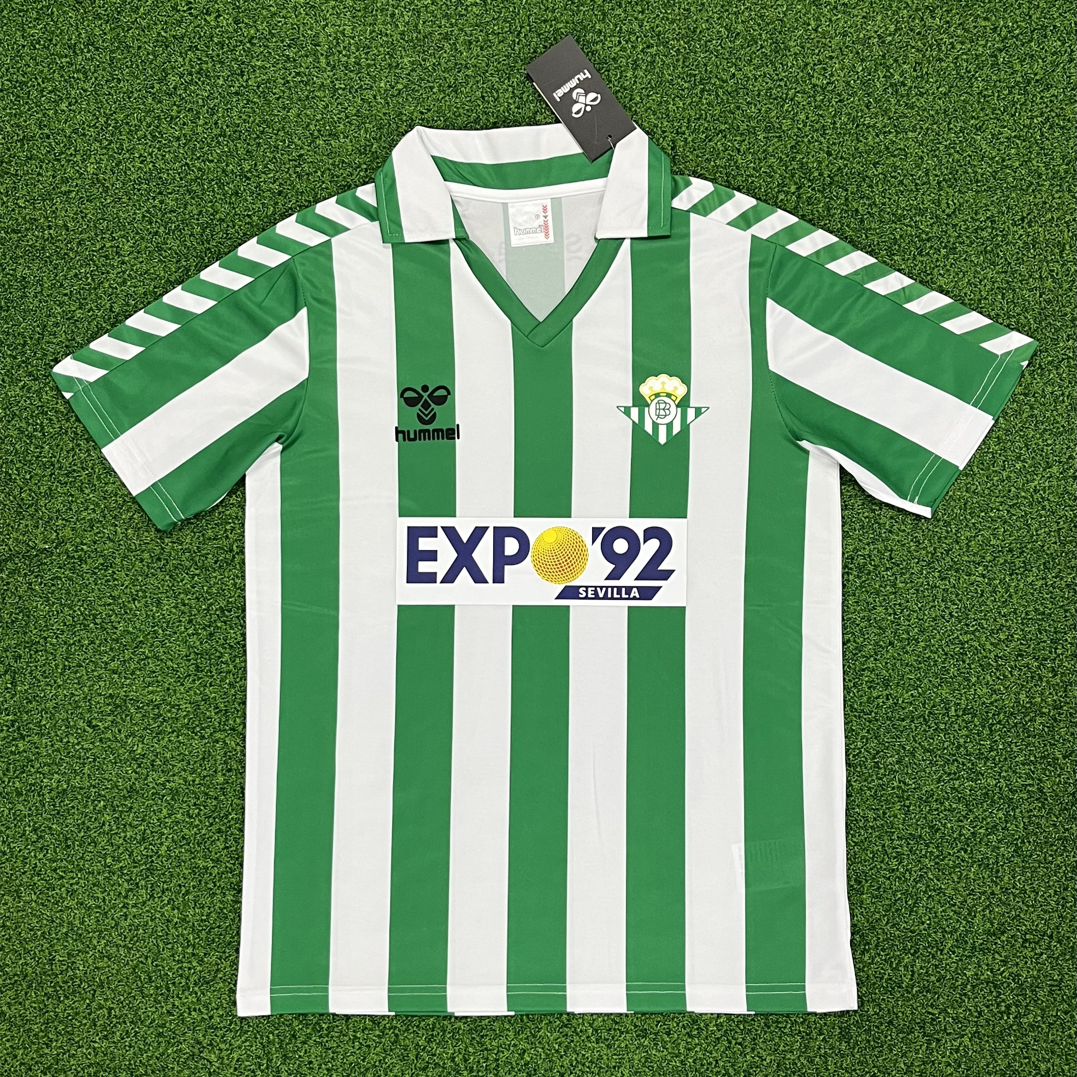 Retro Real Betis 1988-89 Home Stadium Jersey - ManixJersey