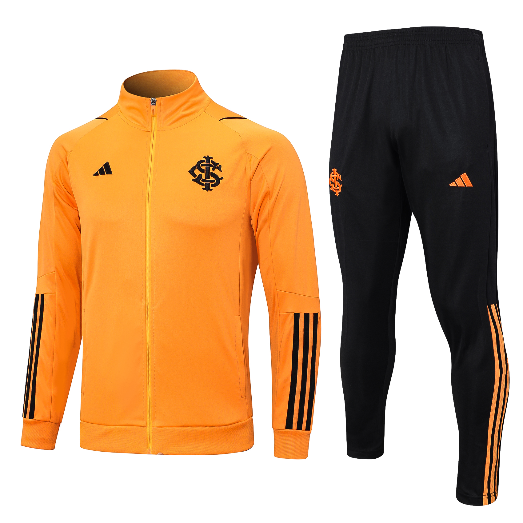 Brazilian International 23-24 Jacket Training Tracksuit - Orange - ManixJersey