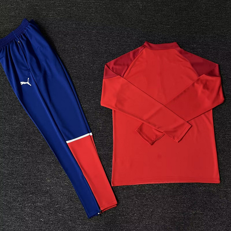 Chivas de Guadalajara 23-24 Long Sleeve Training Set - Red - ManixJersey