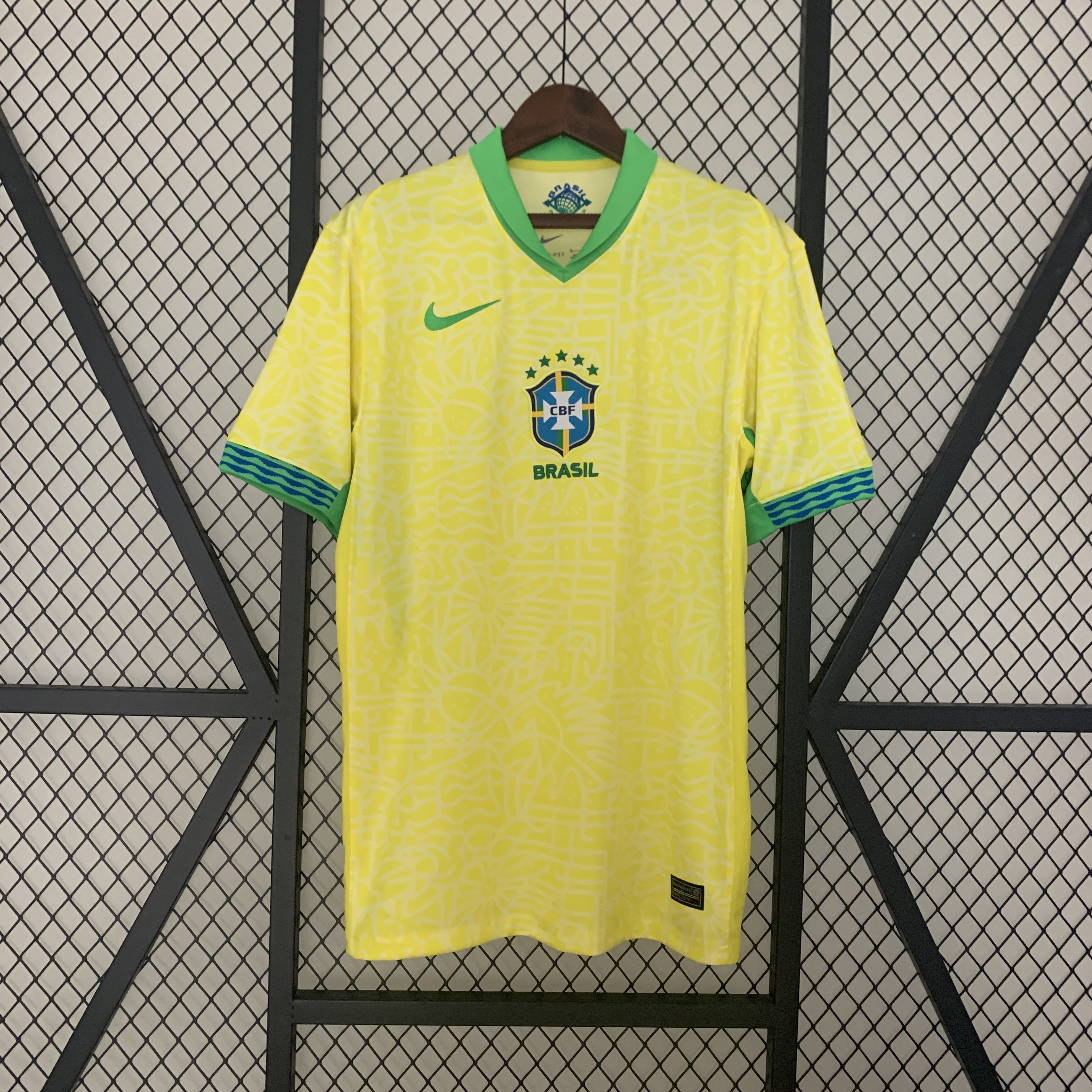Brazil 2024 Home Stadium Jersey - Fans Version - ManixJersey