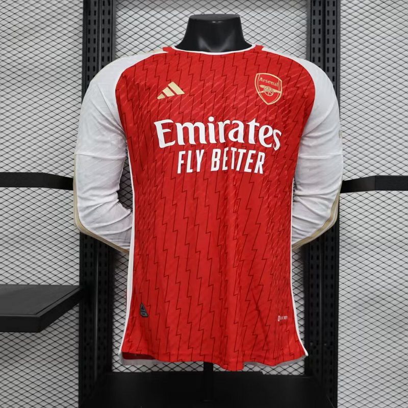 Arsenal 23-24 Home Long Sleeve Jersey - Player Version - ManixJersey