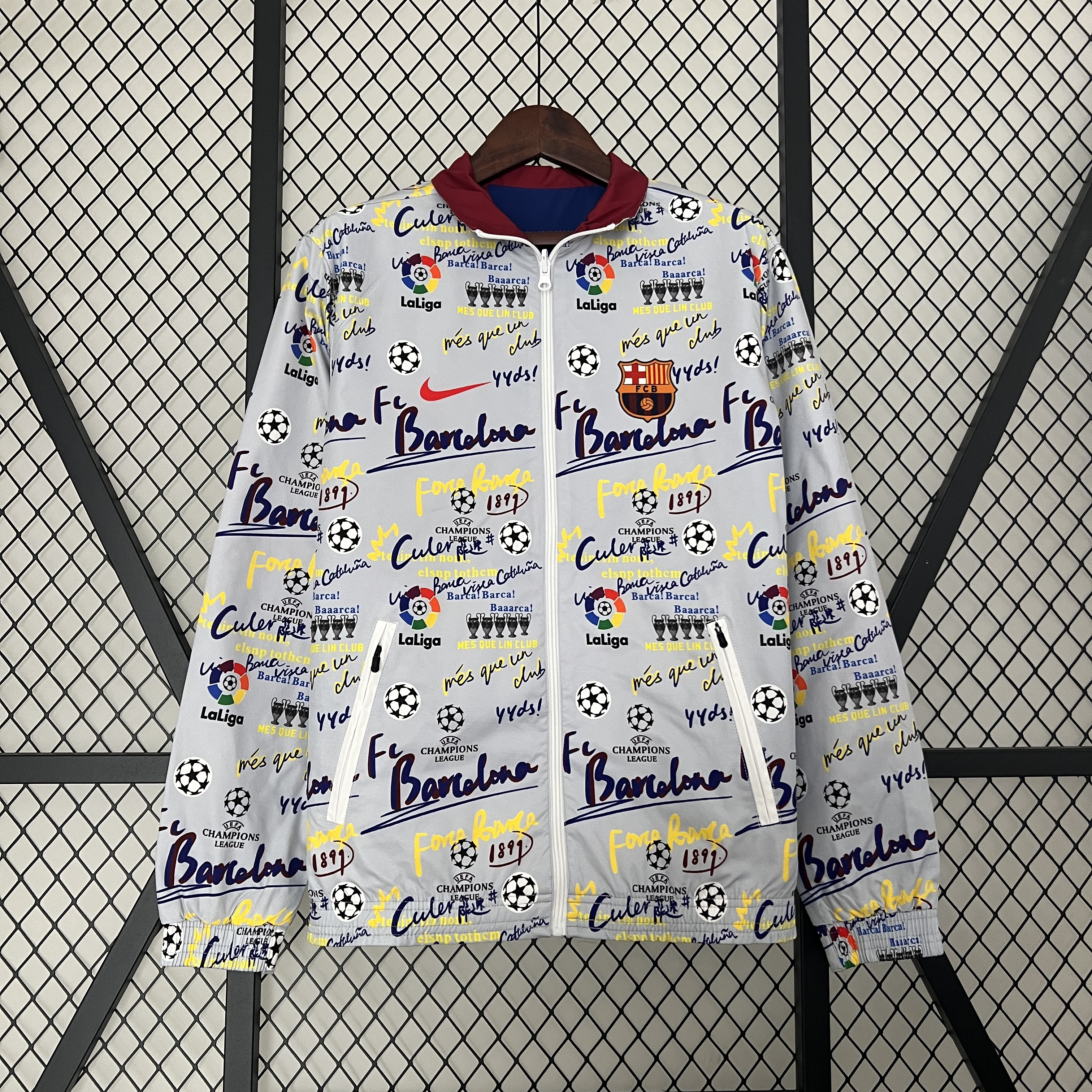 B.A.R.S.A 23-24 Double Sided Windbreaker - Graffiti Style - ManixJersey