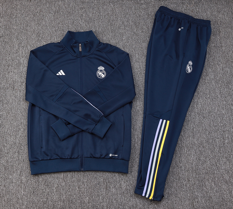 Real Madrid 23-24 Jacket Training Tracksuit - Royal Blue - ManixJersey