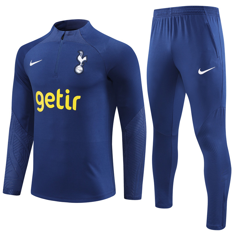 Tottenham Hotspur 23-24 Long Sleeve Training Set -Totten Blue - ManixJersey