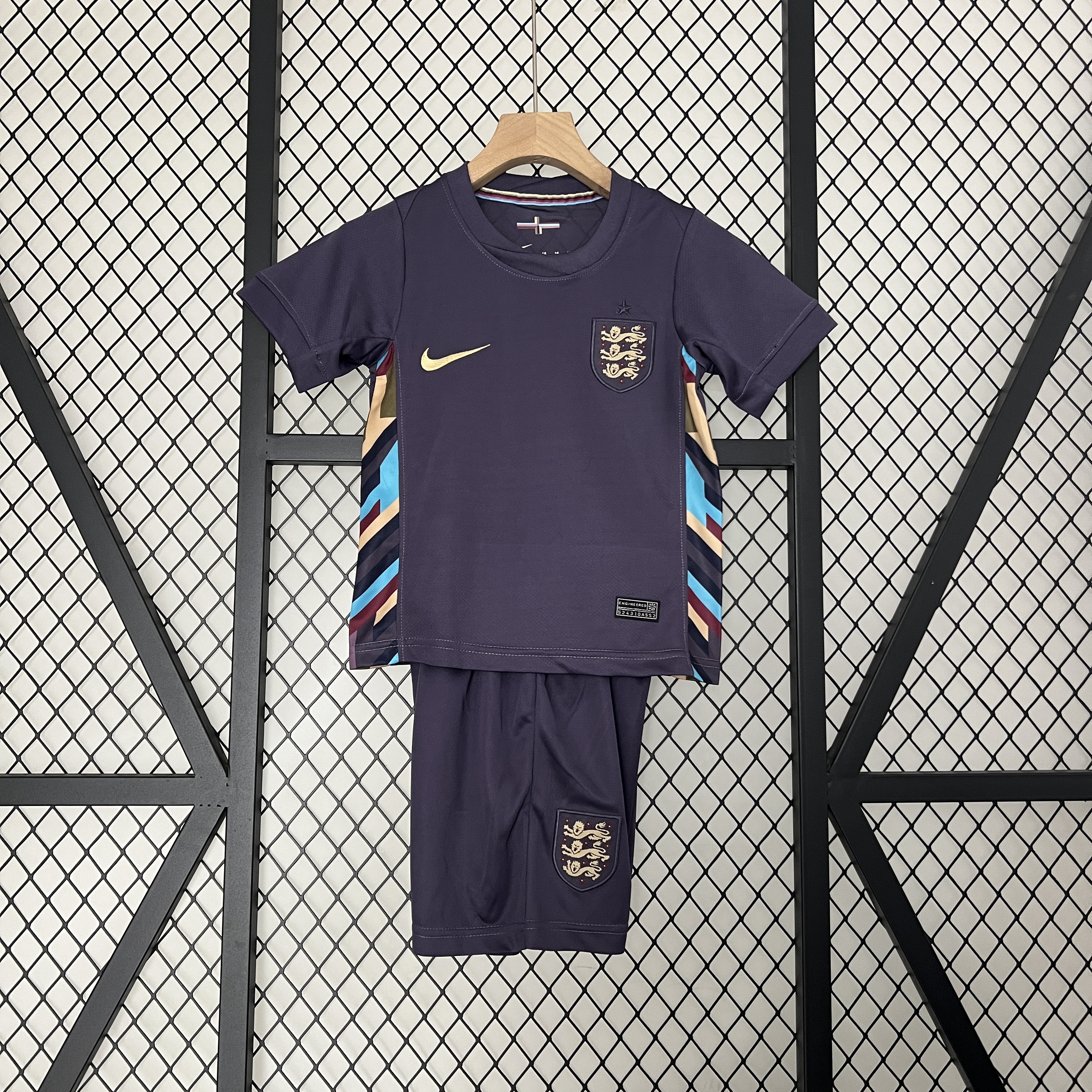 England 2024 Away Stadium Kids Kit - ManixJersey