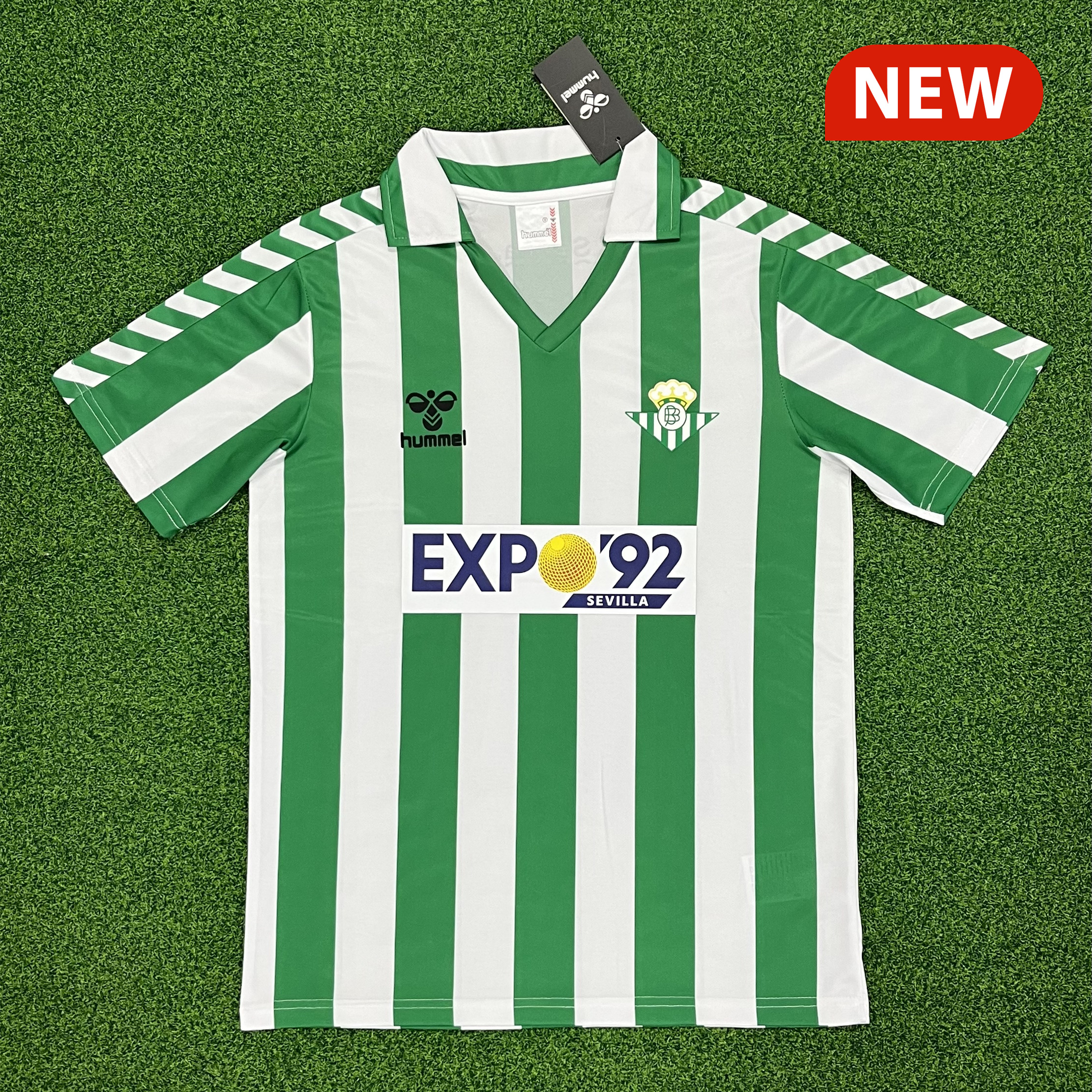 Retro Real Betis 1988-89 Home Stadium Jersey - ManixJersey