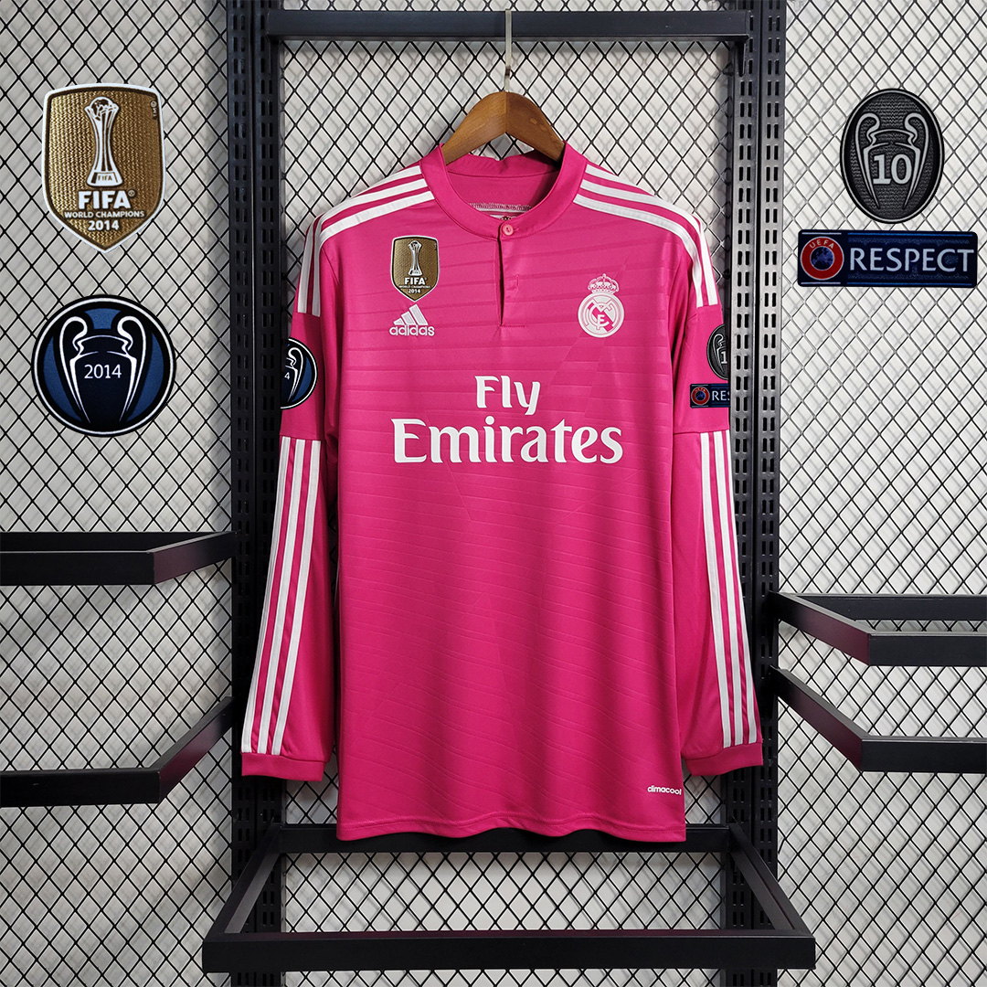 Retro Real Madrid 14-15 Away Stadium Long Sleeve Jersey - ManixJersey
