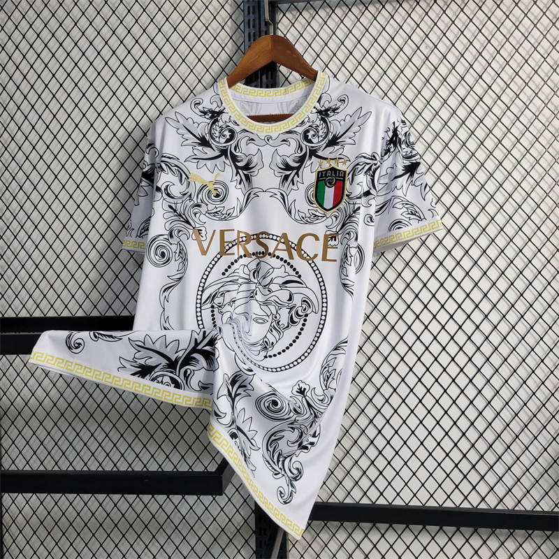 Italy X Versace Special Edition Jersey 23/24 Football Kit - ManixJersey