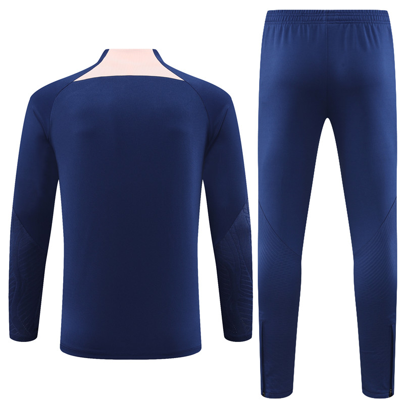 Atletico Madrid 23-24 Long Sleeve Training Set -Blue - ManixJersey
