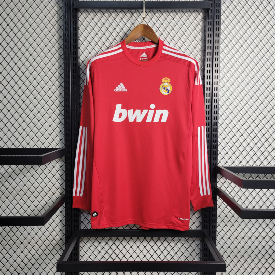 Real Madrid Retro 11-12 Third Away Long Sleeve Jersey - ManixJersey