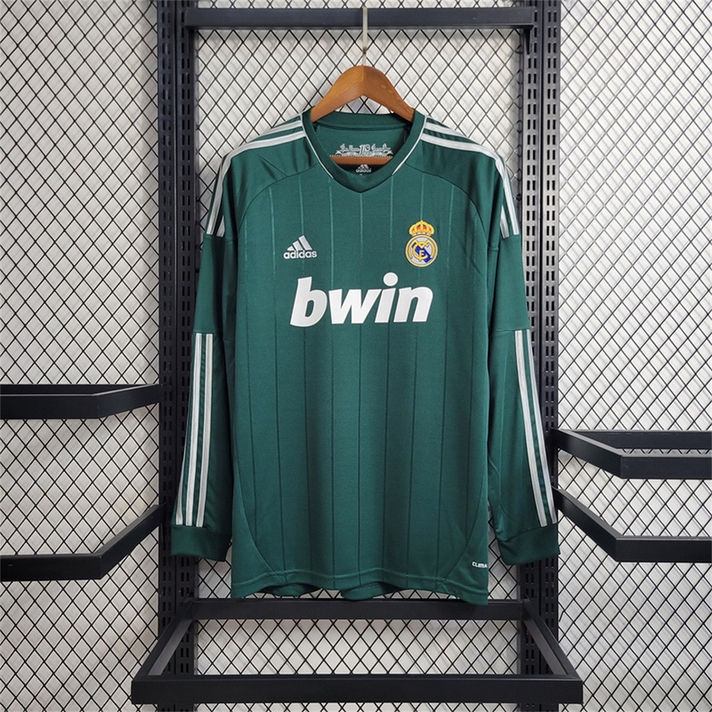 Real Madrid Retro 12-13 Third Away Long Sleeve Jersey - ManixJersey