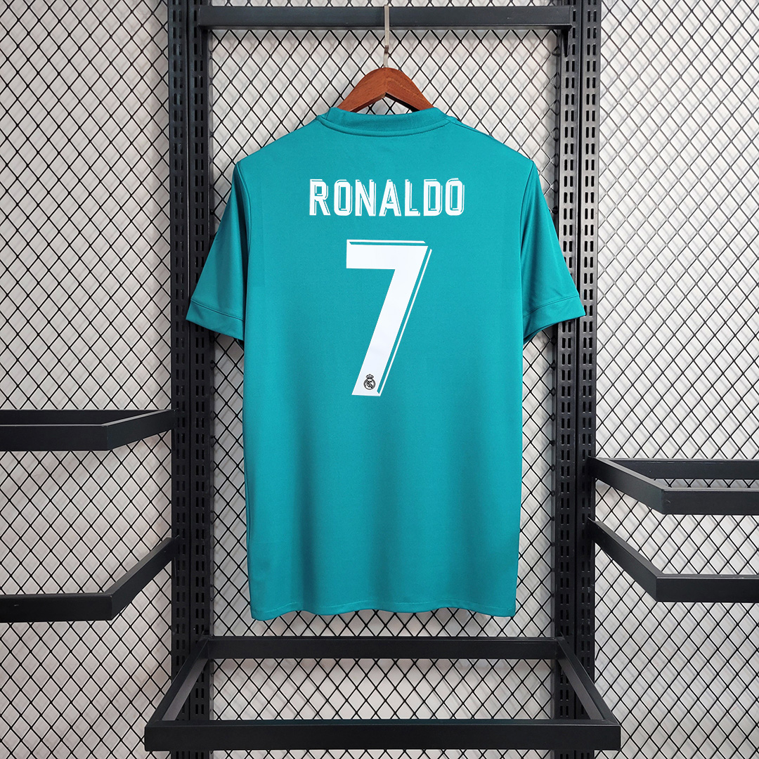 Real Madrid Retro 17-18 Third Shirt - ManixJersey