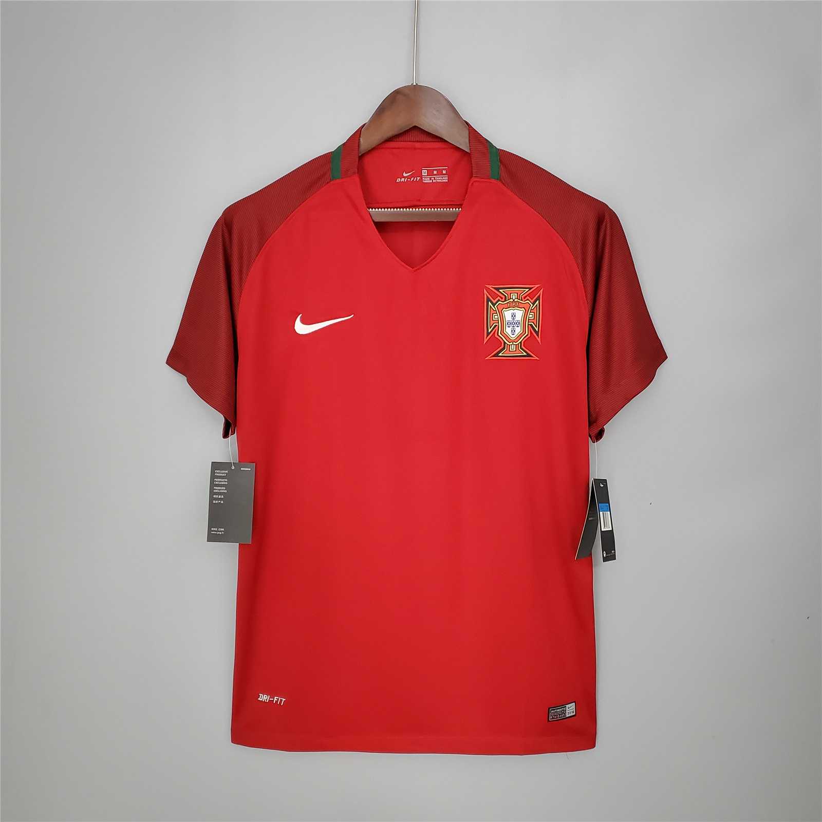 Retro Portugal 2016 Home Stadium Jersey - ManixJersey